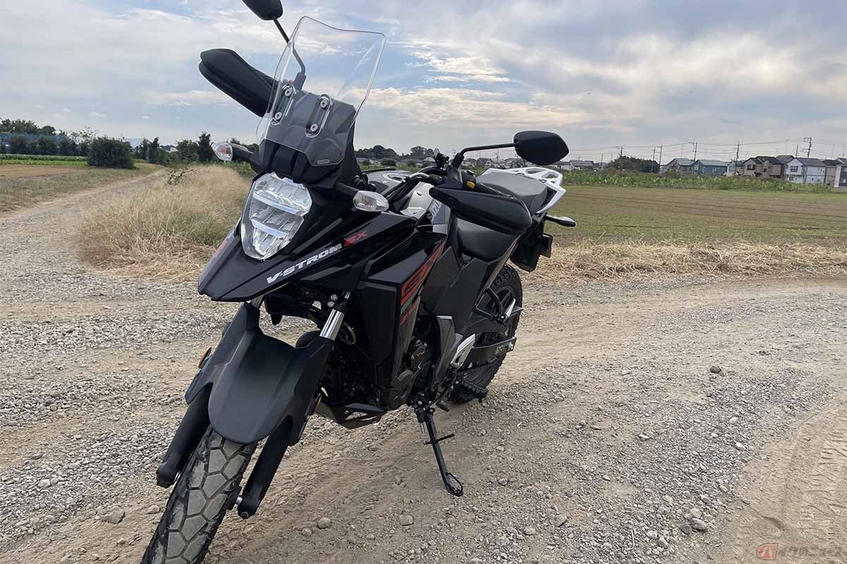 クリステル・チアリさんのお気に入りはスズキ「Vストローム250SX」
