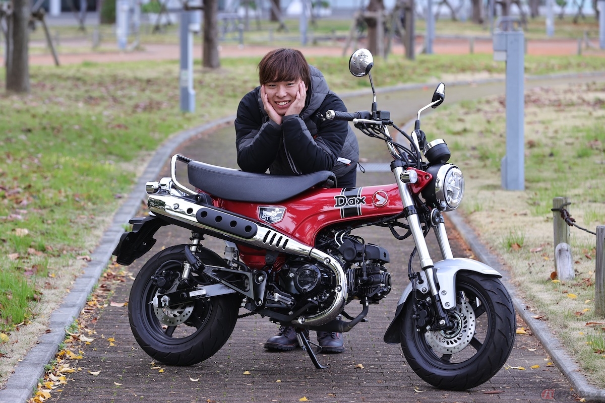 ホンダ「ダックス125」と石塚健選手