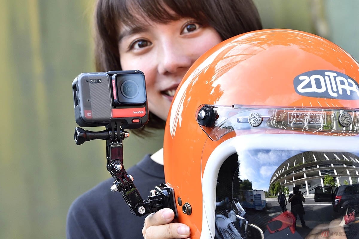 最近増加傾向にあるヘルメットへのカメラの装着