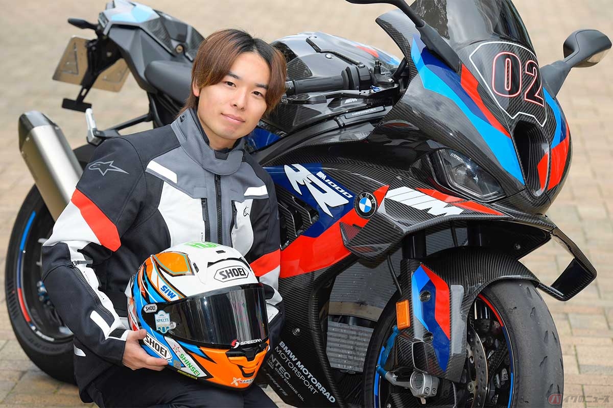 BMW Motorrad「M1000RR」とレーシングライダー石塚健選手