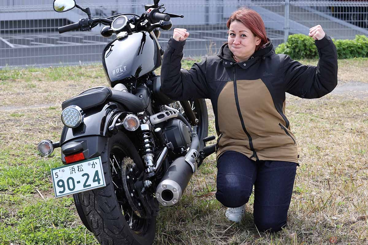 2022年もバイクライフを楽しんだクリステル・チアリさん