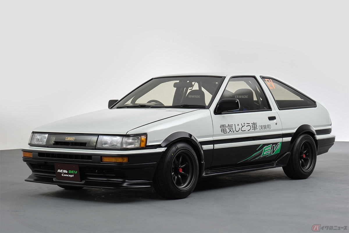 東京オートサロン2024に展示予定の「AE86 BEVコンセプト」