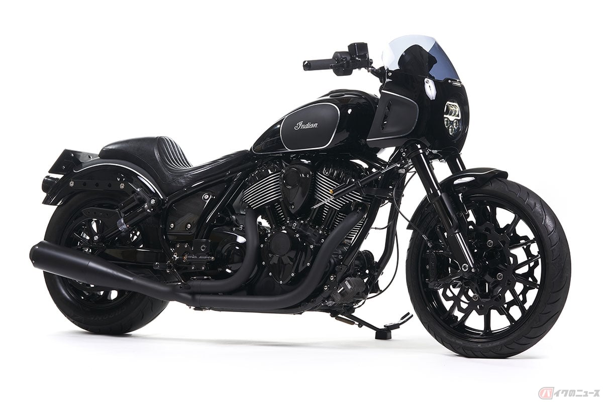 HUMONGOUS CUSTOM CYCLESの小松勇仁さんが製作したインディアン・モーターサイクル「スポーツチーフ」カスタム