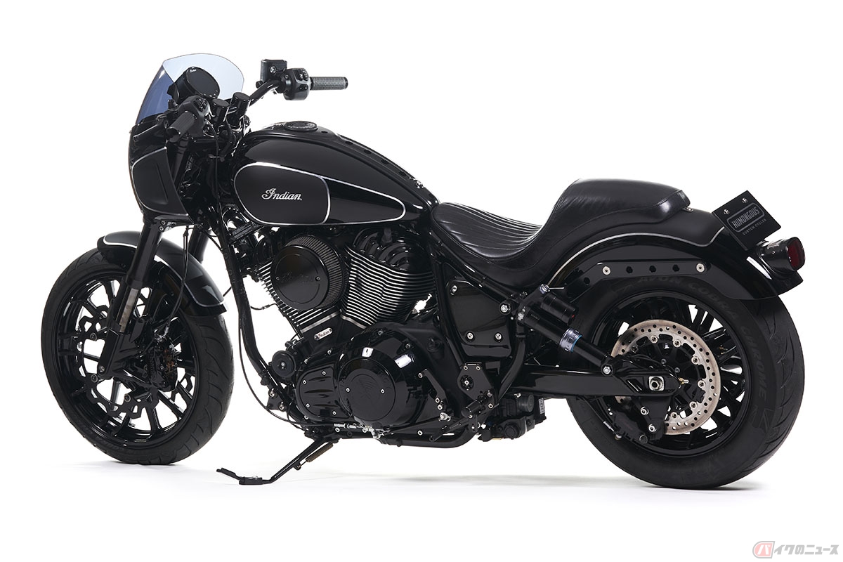 HUMONGOUS CUSTOM CYCLESの小松勇仁さんが製作したインディアン・モーターサイクル「スポーツチーフ」カスタム