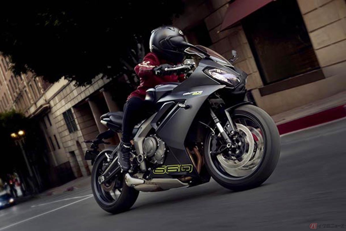 トライアンフの新型モデル「デイトナ660」