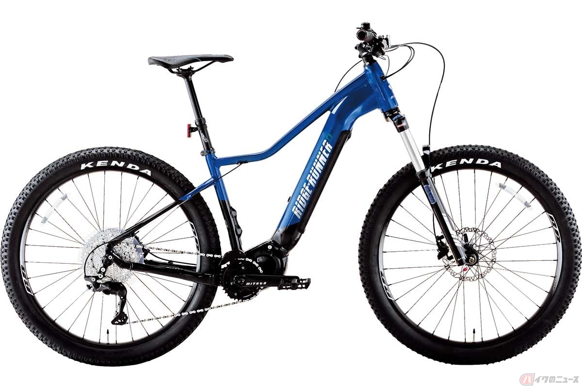 miyata新型e-MTB「RIDGE-RUNNER i 6180」(2023年1月発売)カラー:ブルー/ブラック