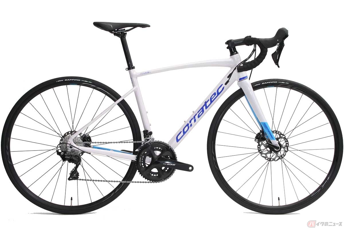 corratec「DOLOMITI DISC」(2023年モデル)カラー:ホワイト/ブルー