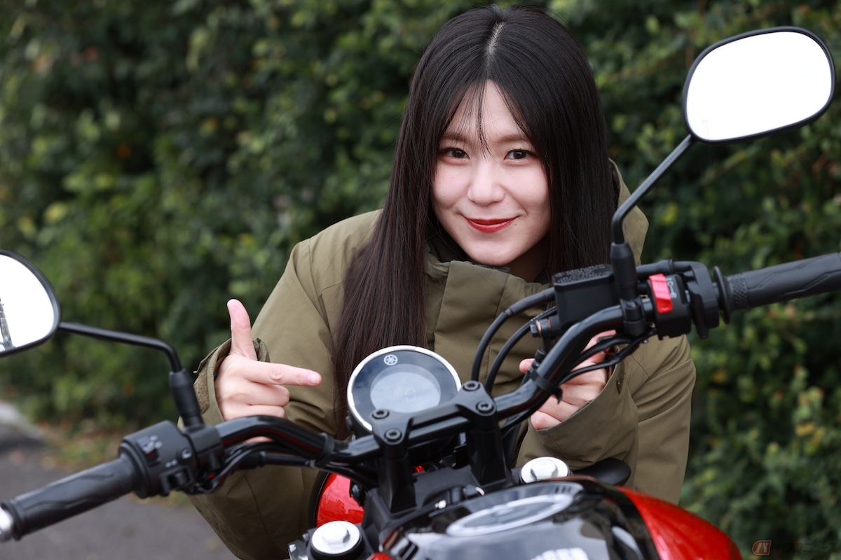 XSR125の可愛いポイントはパーツに丸いデザインがたくさん入っているところ