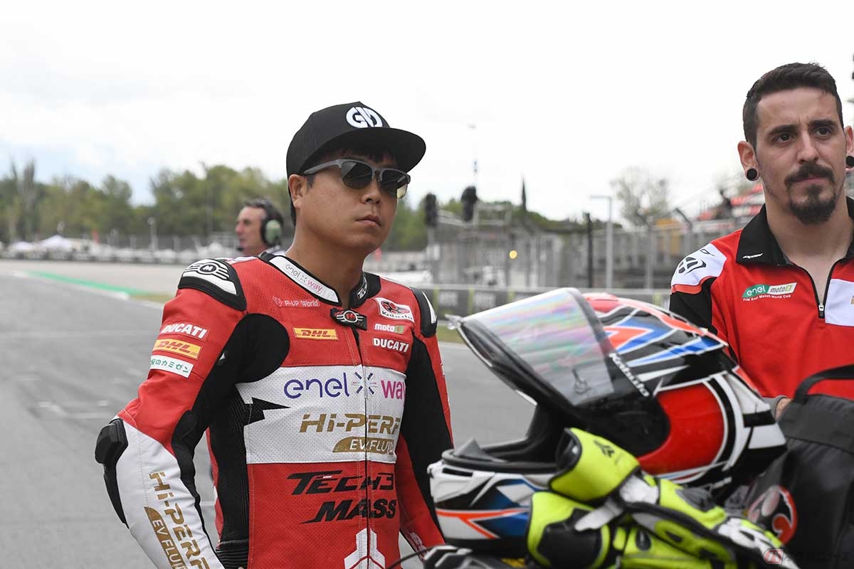 2023年シーズンもMotoEに参戦した唯一の日本人ライダー、大久保光選手