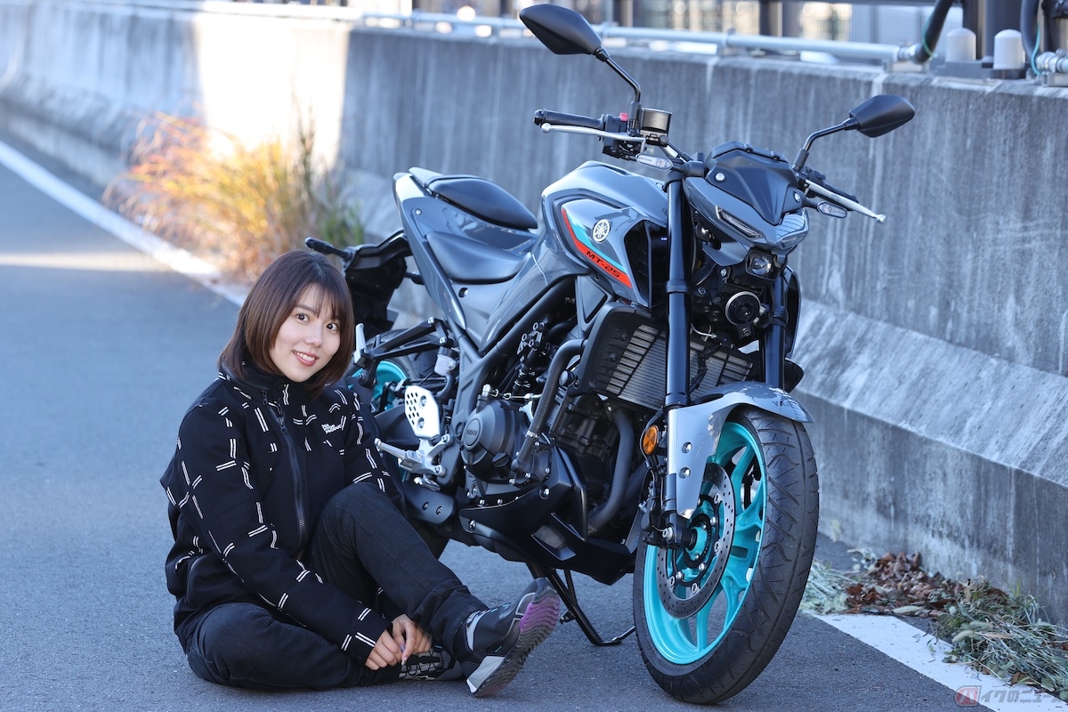 MT-25は、クセがなくどんなライダーでも乗りやすく、個性的なデザインにも惹かれます