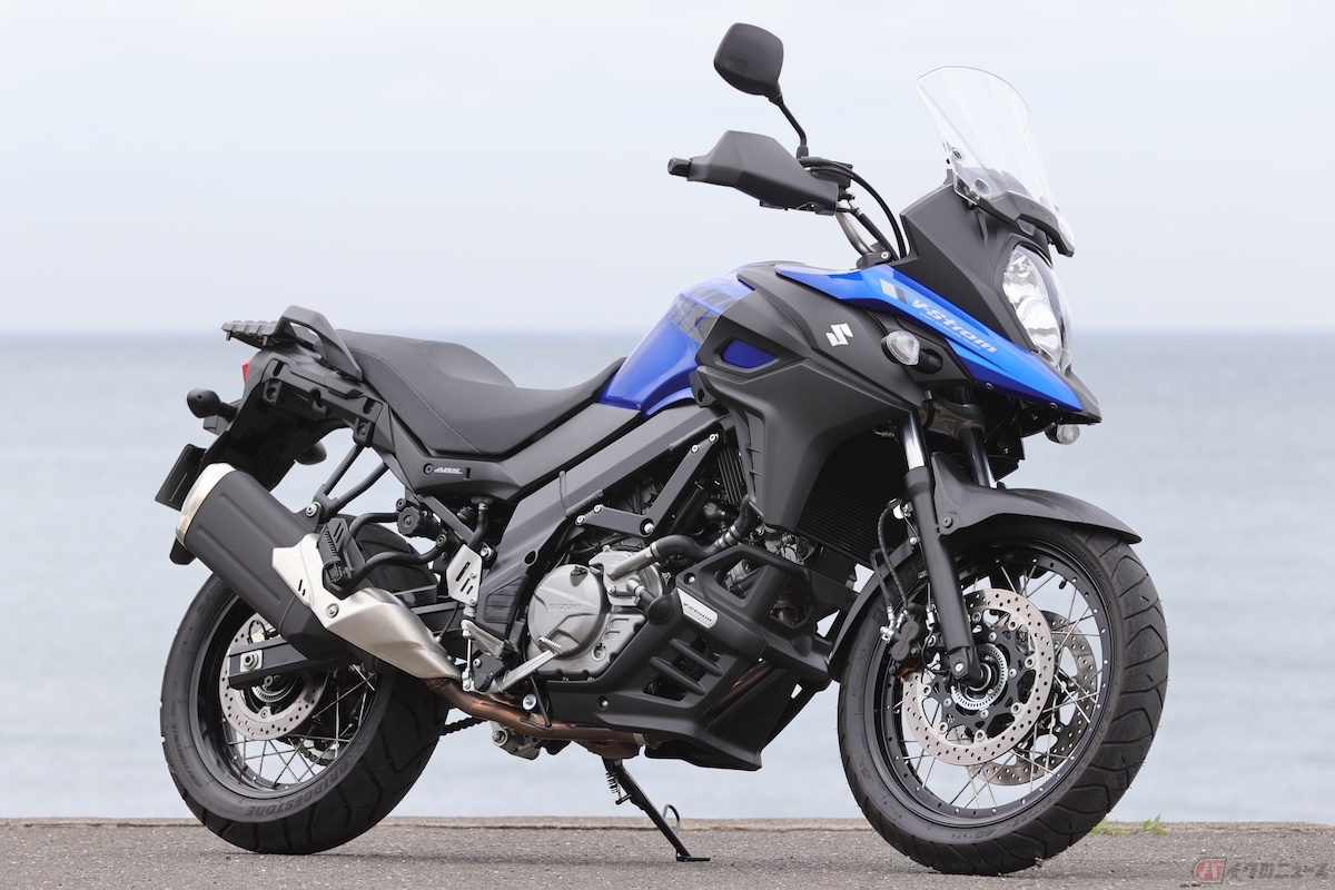 スズキのアドベンチャーモデル「Vストローム650」（写真：2020年型）