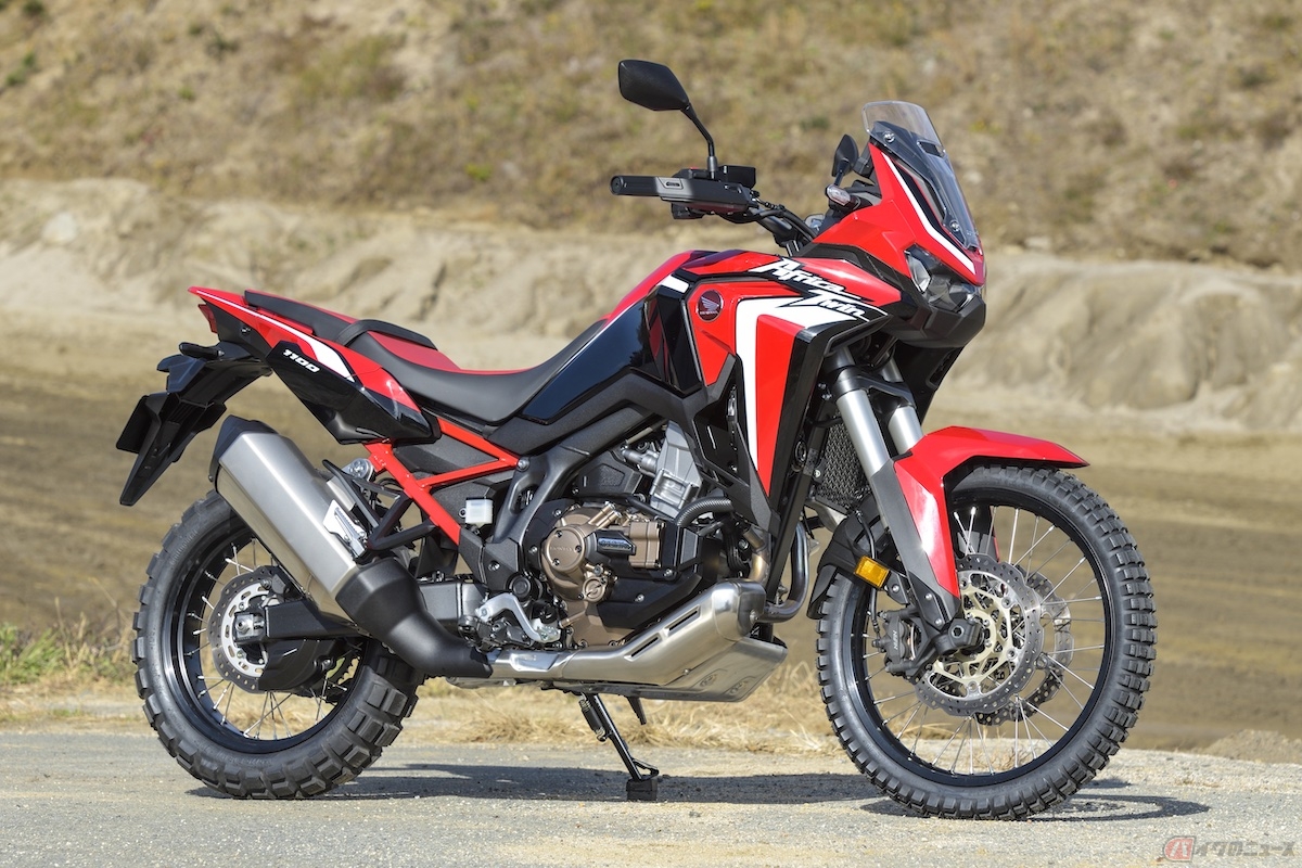 ホンダのアドベンチャーモデル「CRF1100L Africa Twin」（写真：CRF1100L Africa Twin DCTモデル）