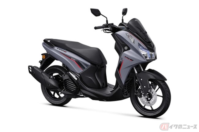 ヤマハ「LEXi LX155」 最新ブルーコアエンジン搭載の軽二輪スクーター