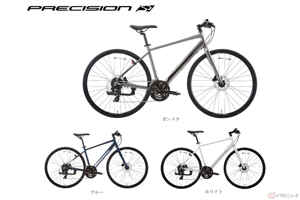 油圧ディスクブレーキを備えたあさひオリジナルのスポーツサイクル「プレシジョンSディスク」