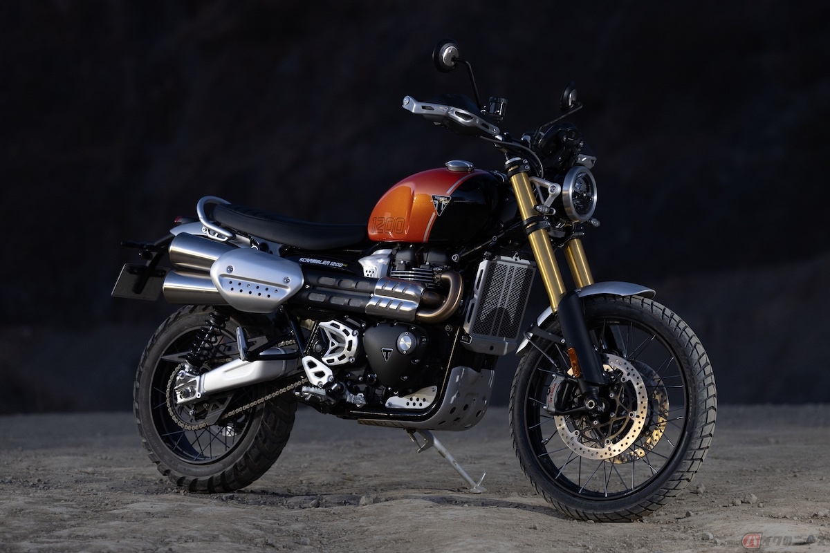 オフロードでの走破性を高めた上級仕様『Scrambler 1200XE』