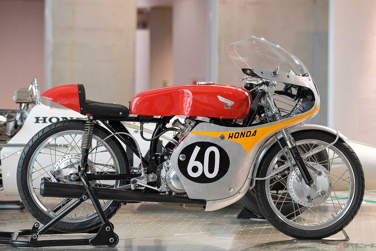 1961年の世界GP開幕戦で、ホンダと日本に初優勝をもたらした「RC143」(1960年型)