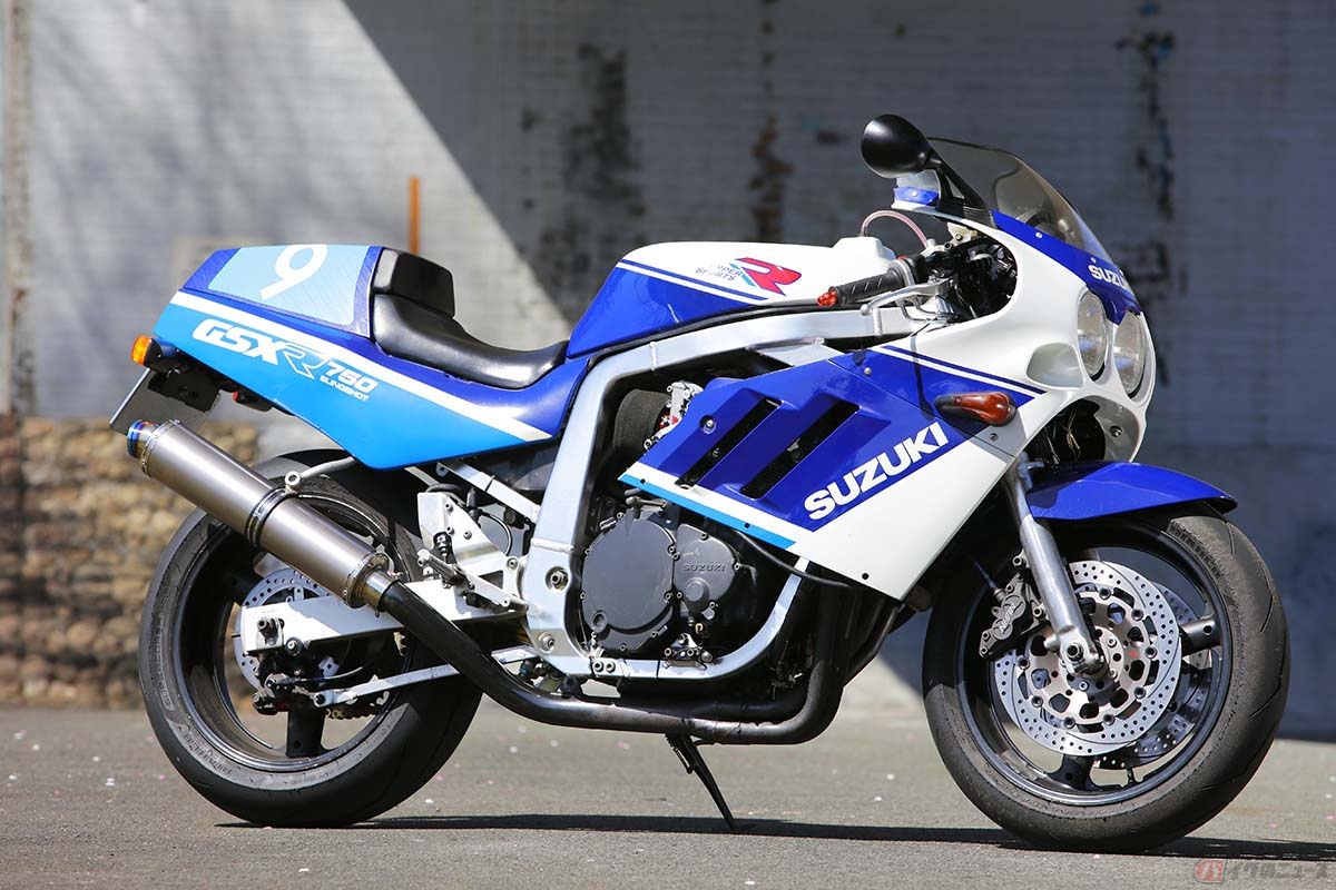 筆者(佐賀山敏行)所有の1988年式スズキ「GSX-R750」