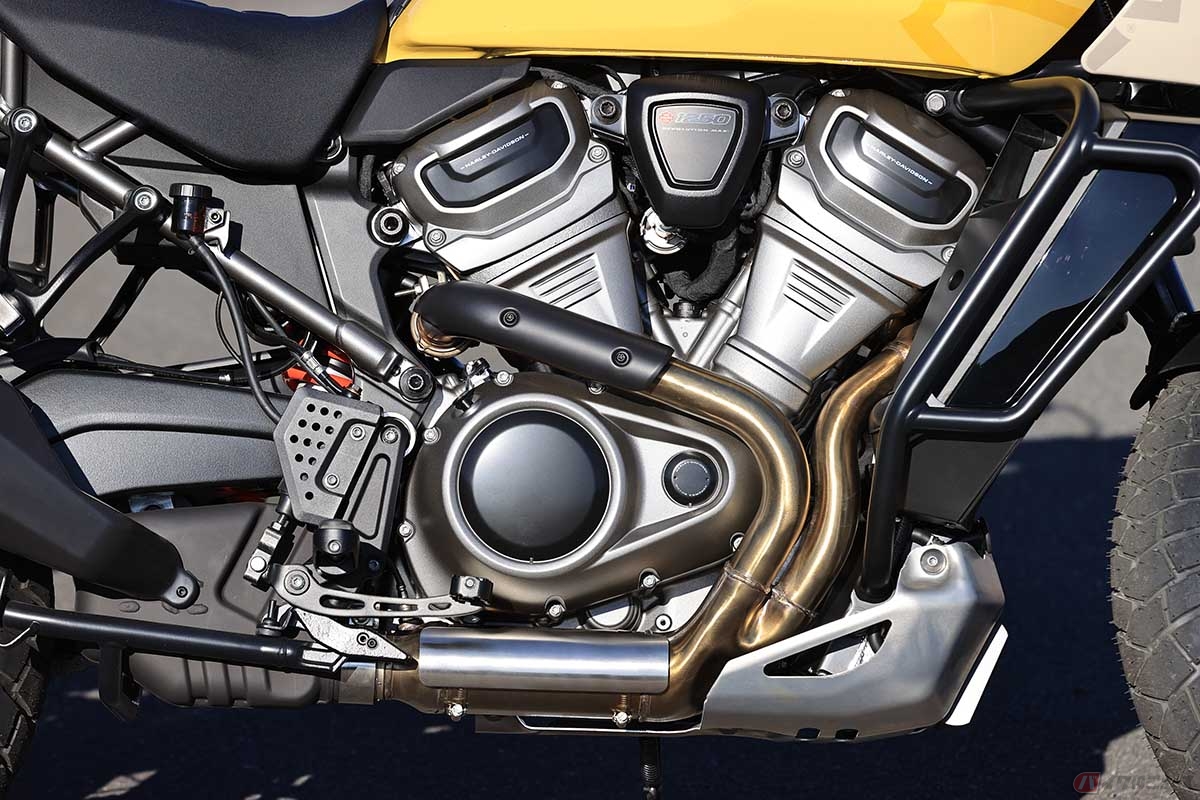 ハーレーダビッドソン「パンアメリカ1250スペシャル」に搭載された水冷Vツイン「レボリューションマックス」エンジン