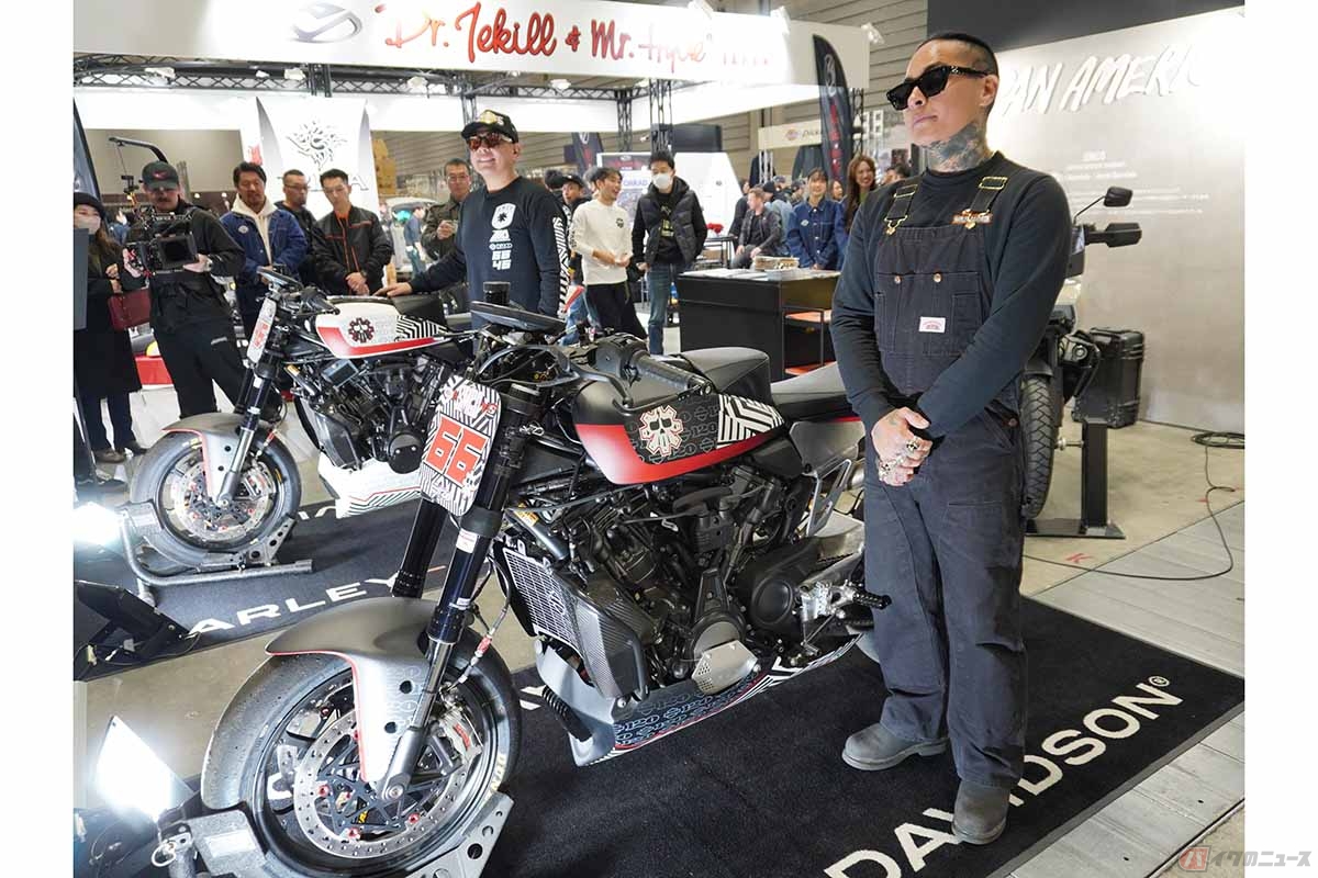 米国・カリフォルニアのショップ『SUICIDE MACHINE COMPANY』が製作した「パンアメリカ」のロードレース用バイクとビルダー兼ライダーのガルダド兄弟