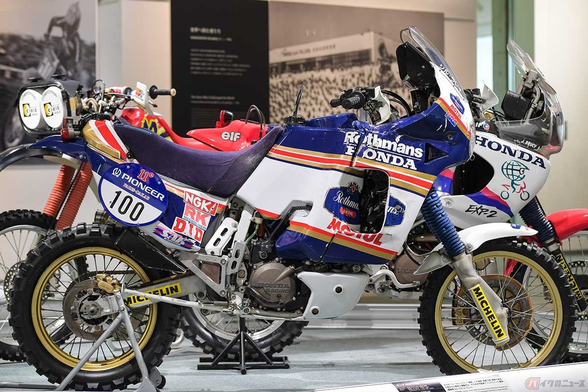 1989年に4年連続で「パリ~ダカール・ラリー」を制したホンダ「NXR750」