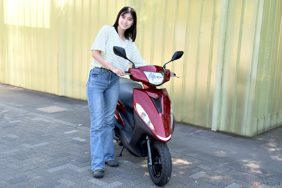 原付二種が初心者にオススメされやすい理由は、車体が小柄で扱いやすいところ