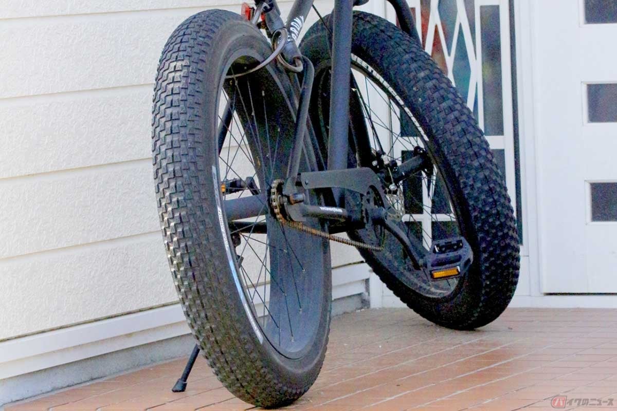 極太タイヤで存在感強めの「FAT BIKE(ファットバイク)」