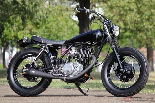 エストレア250 オールドルックなダートトラックスタイルカスタムSR400 グラストラッカー  アメリカン オートジャック #sr400#カスタム#クラシックスタイル#完成 #スティード
