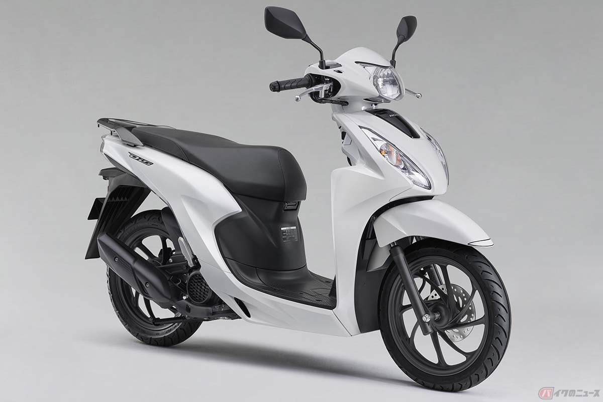 ホンダ「ディオ110」パールジャスミンホワイト