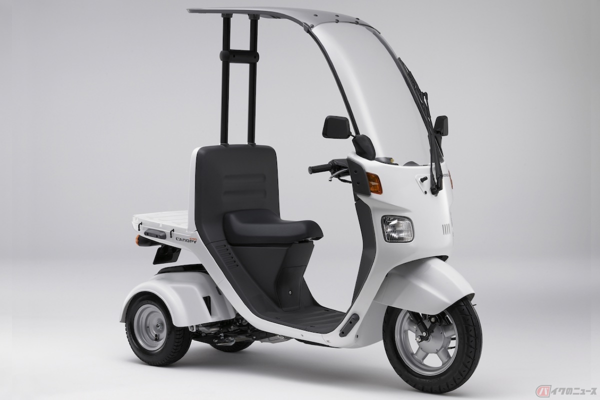 デリバリー用バイクとして人気のホンダ「ジャイロキャノピー」