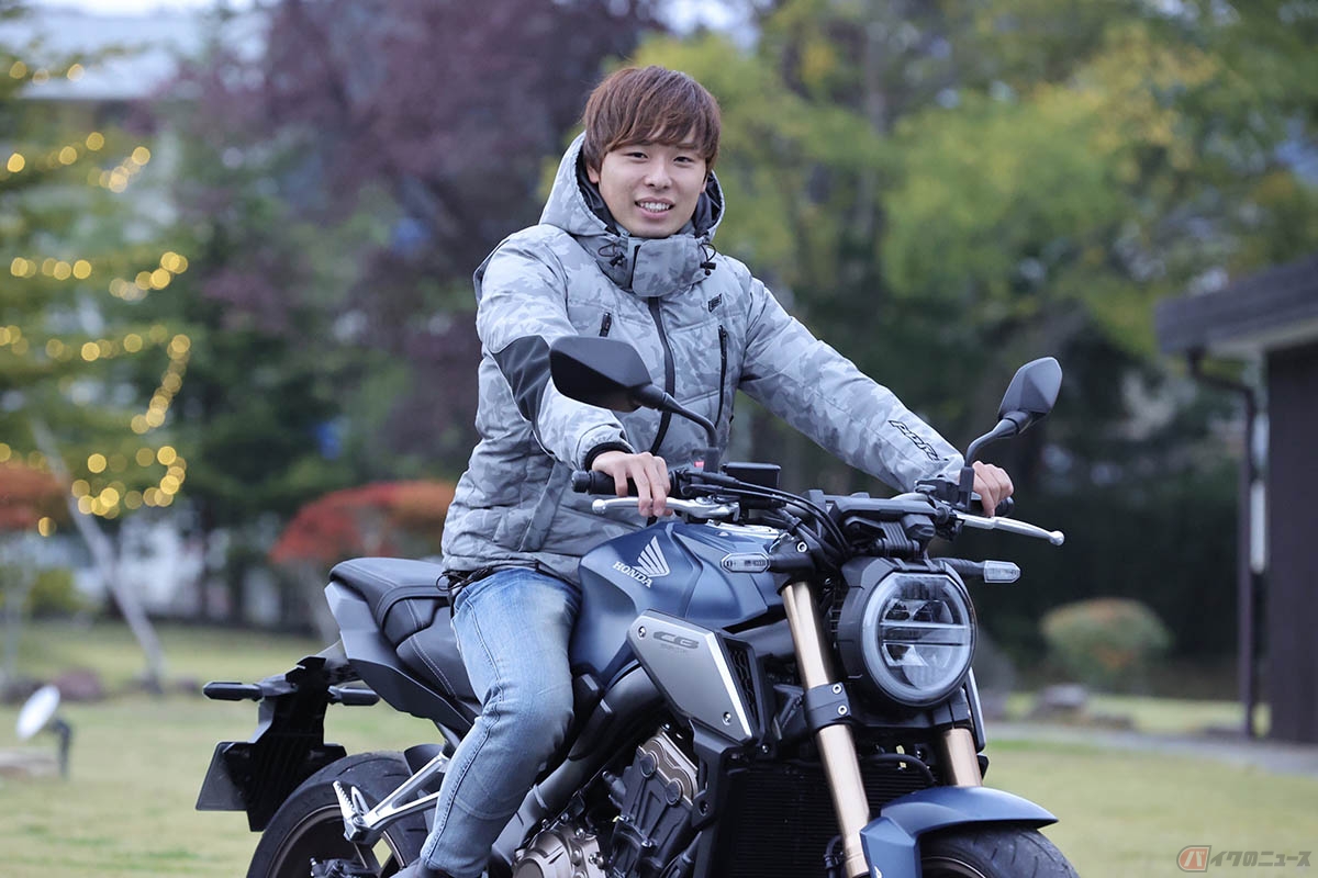 ホンダ「CB650R」と石塚健選手