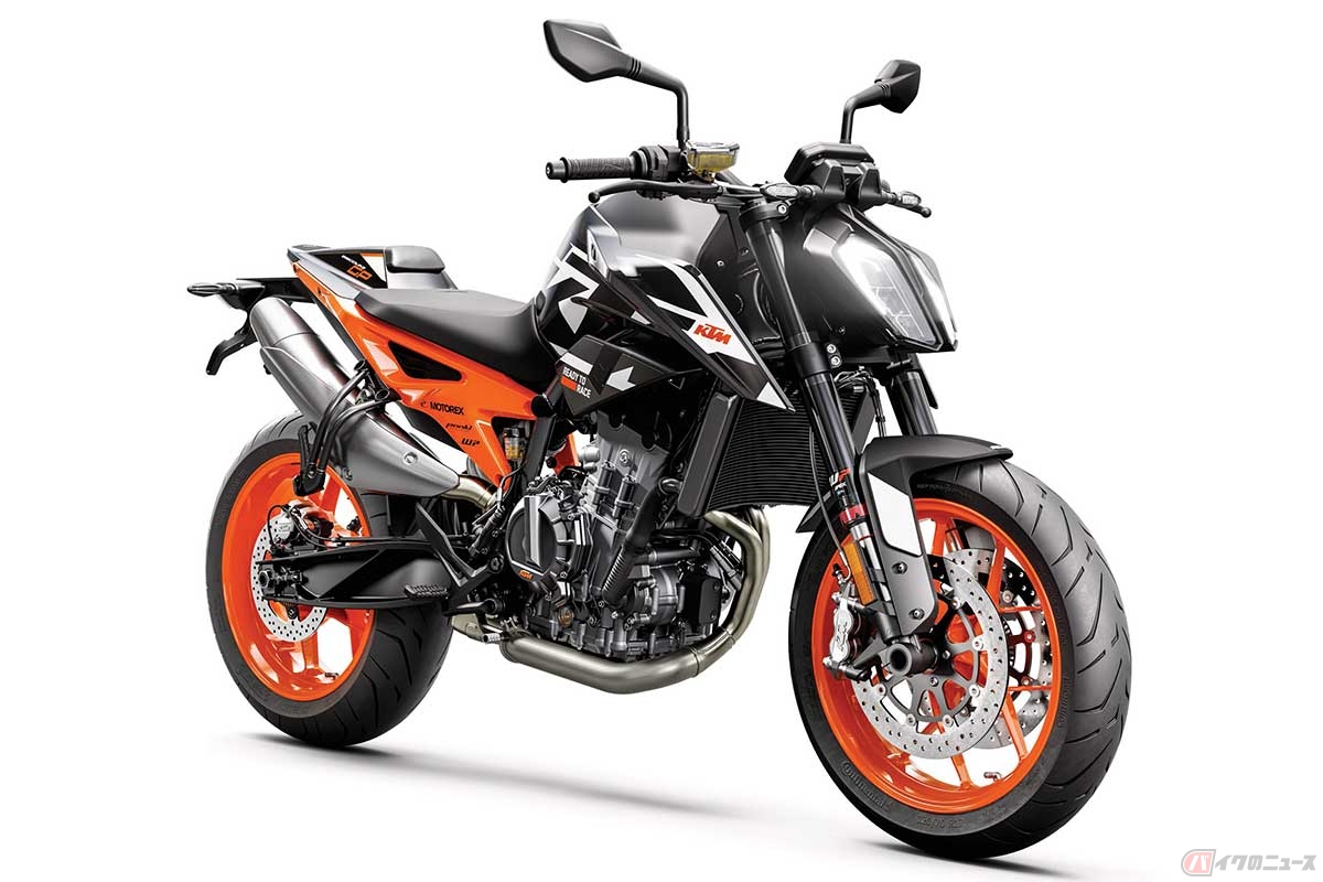 KTMの原付2種ネイキッド「125 DUKE」新色登場 2023年「DUKE」シリーズ