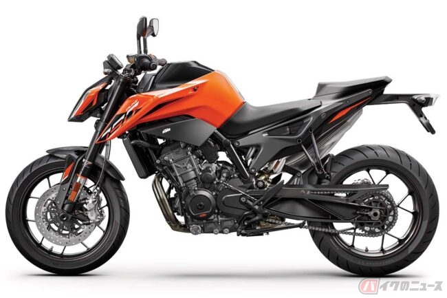 KTMの原付2種ネイキッド「125 DUKE」新色登場 2023年「DUKE」シリーズ