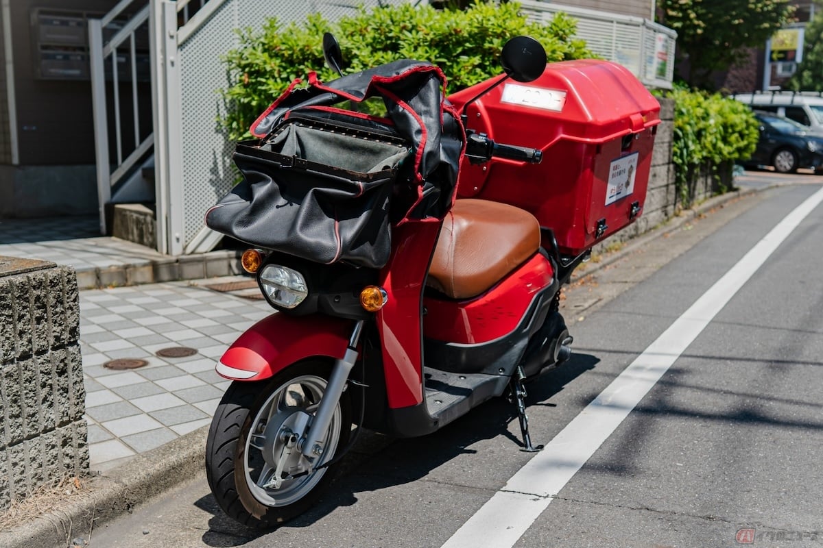 原付一種と二種を利用してできる郵便配達は、郵便物を担当エリアの会社や自宅に届ける仕事