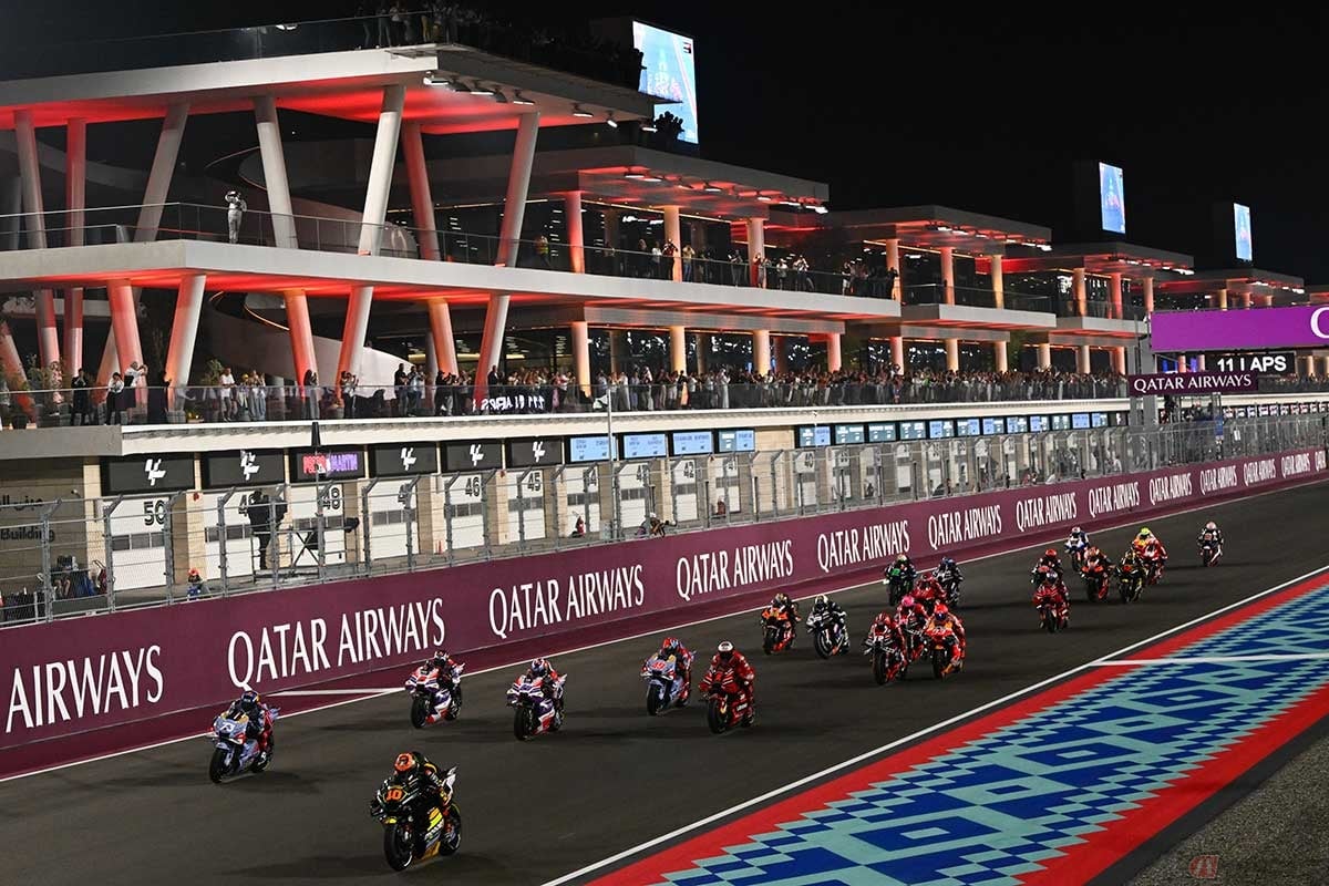 唯一のナイトレースとして行なわれるカタールGP。2024年シーズンは再び開幕戦となった