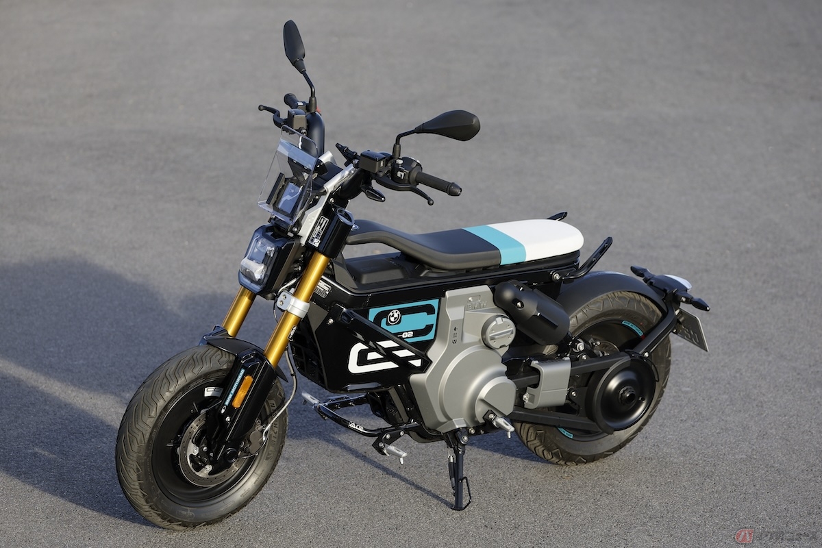 『CE 02』の試乗会では、最高出力11kW(約15PS)のフルパワー仕様のモデルが用意されていた