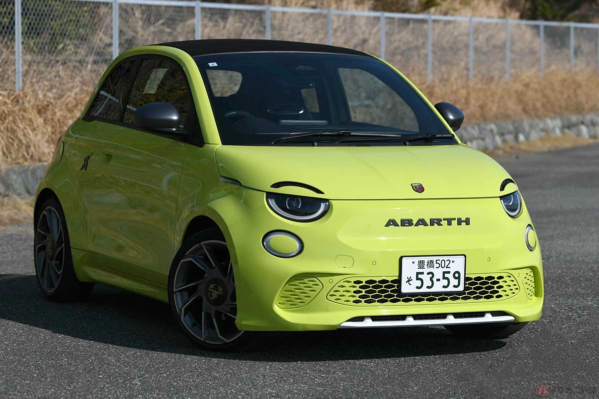 独自開発のサウンドジェネレーターを搭載する「ABARTH 500e」