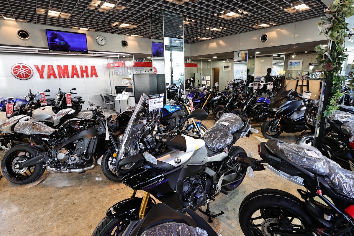 ヤマハの販売店(写真資料)