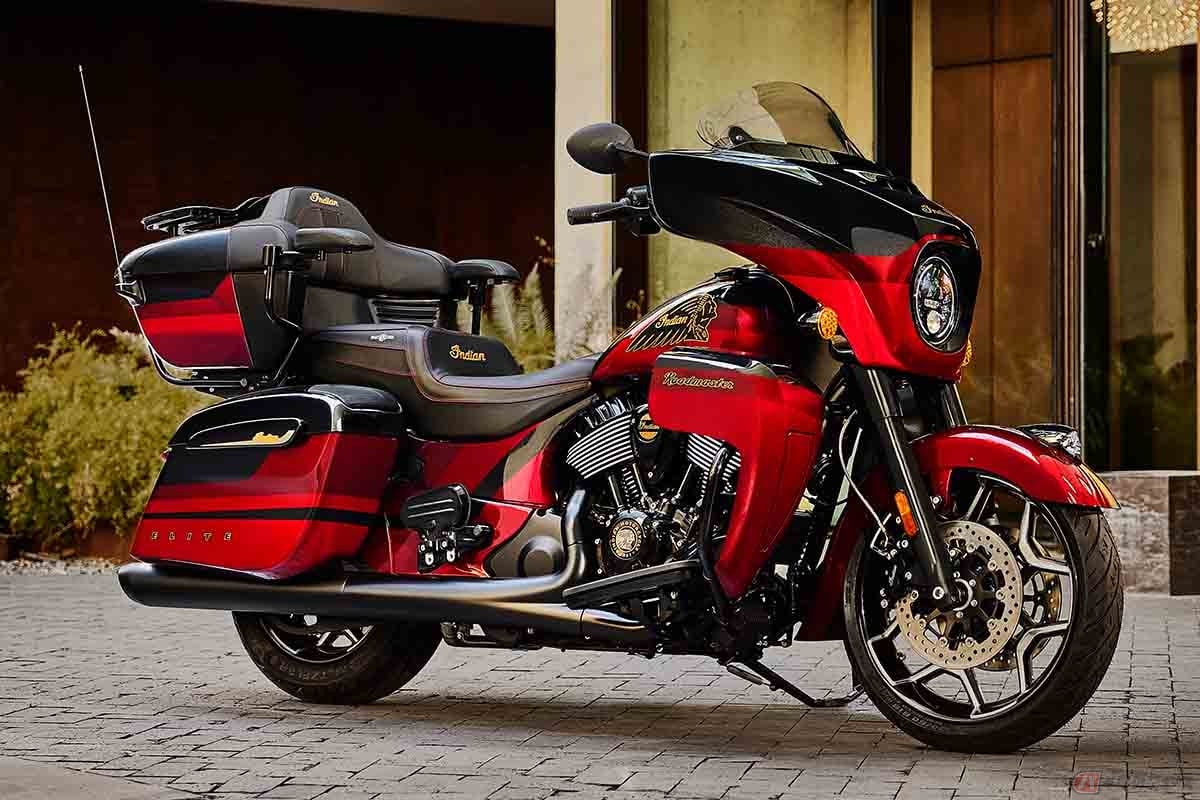 日本へは2台のみ導入される限定350台のインディアン「ロードマスター・エリート」