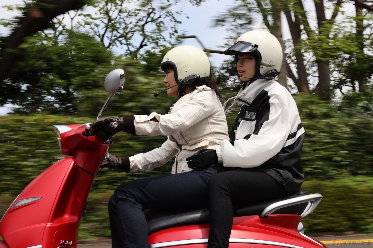 バイクの後席に乗る人の年齢制限はない