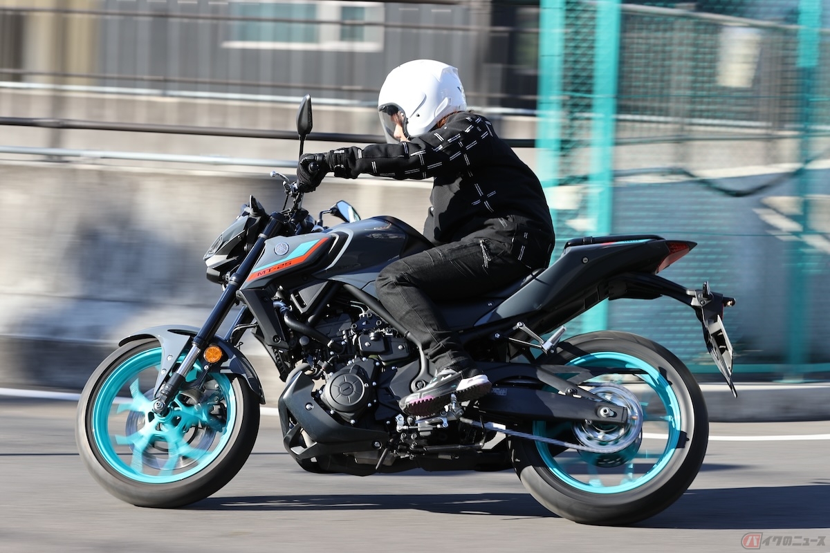 ヤマハのロードスポーツモデル「MT-25」