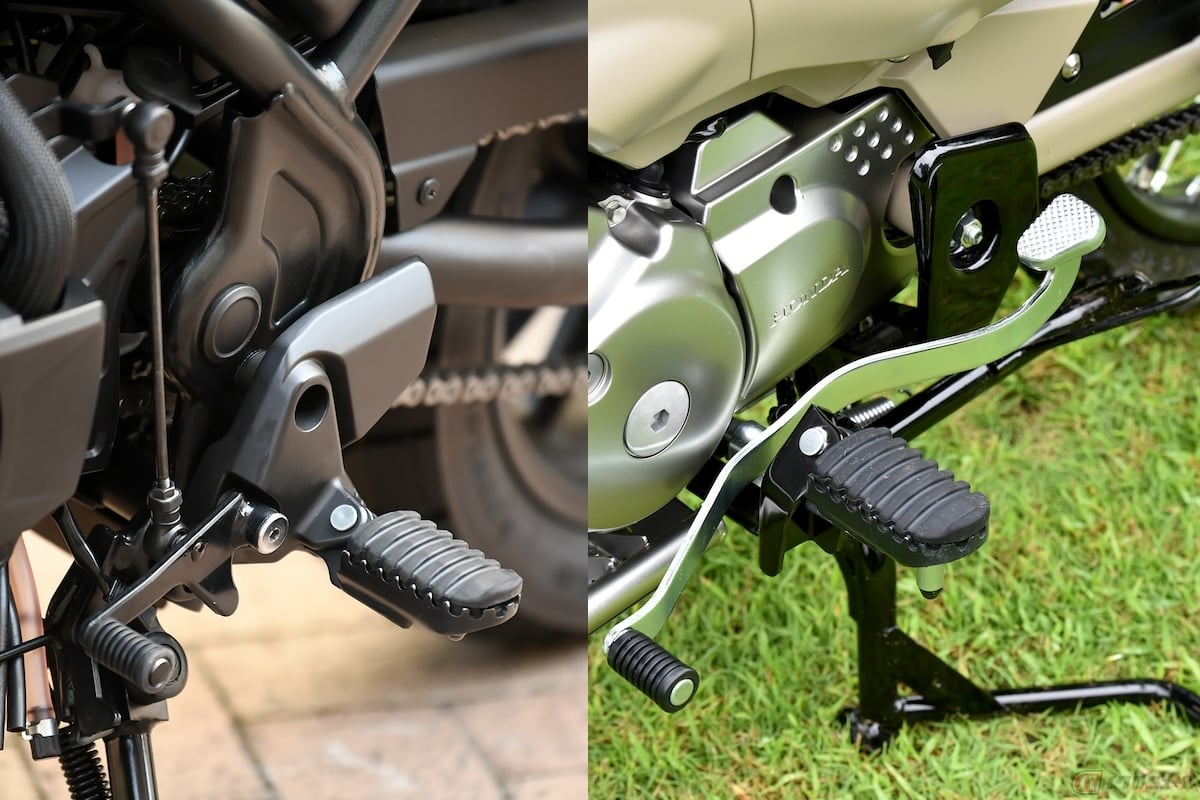 バイクのギアは、主にロータリー式とリターン式の2種類ある
