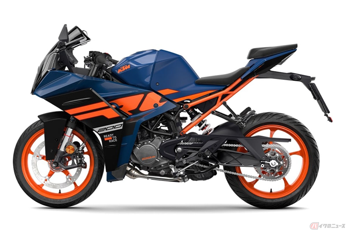 KTM「RC200」 本格装備の小排気量スーパースポーツ最新モデルを発表 