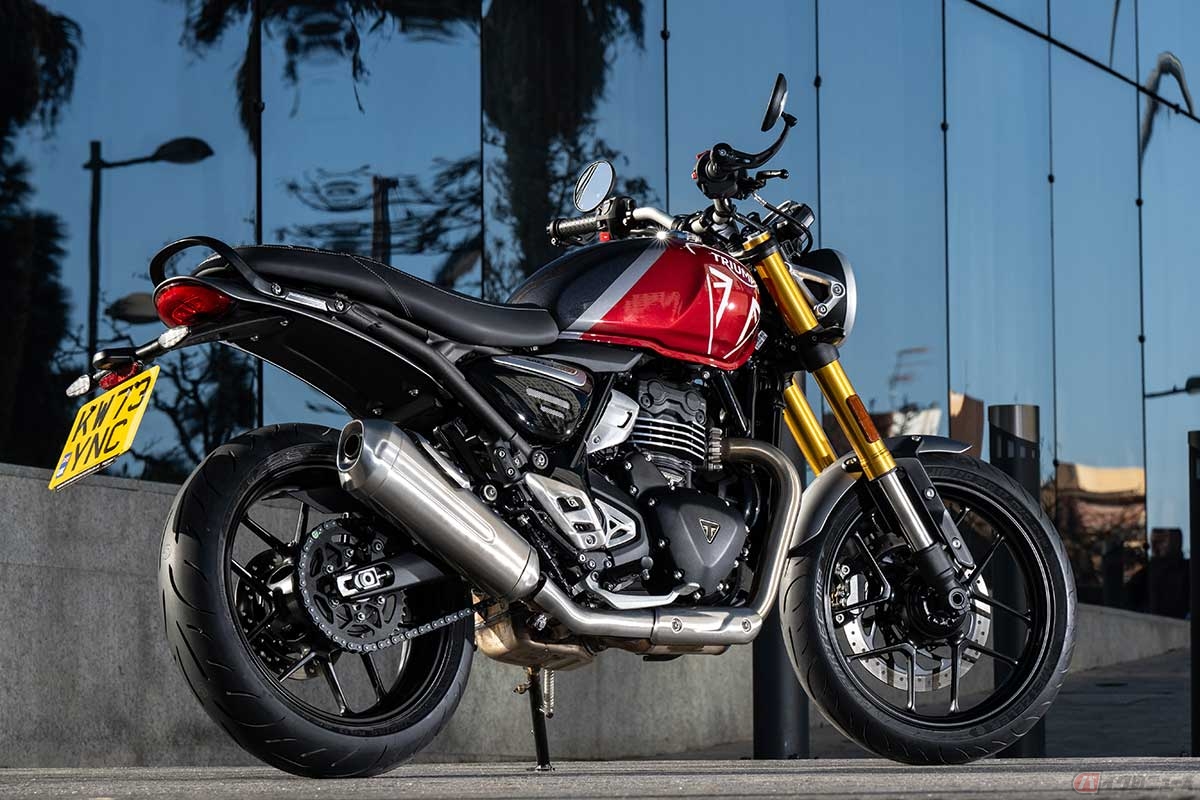 400ccクラスだけれど、一目でトライアンフとわかる高級感は誰もが納得のクオリティ。この高い品質と戦略的な価格をバランスさせることに、とても苦労したそうです