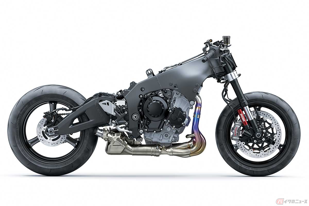 カワサキ「Ninja ZX-10R」のストリップ写真
