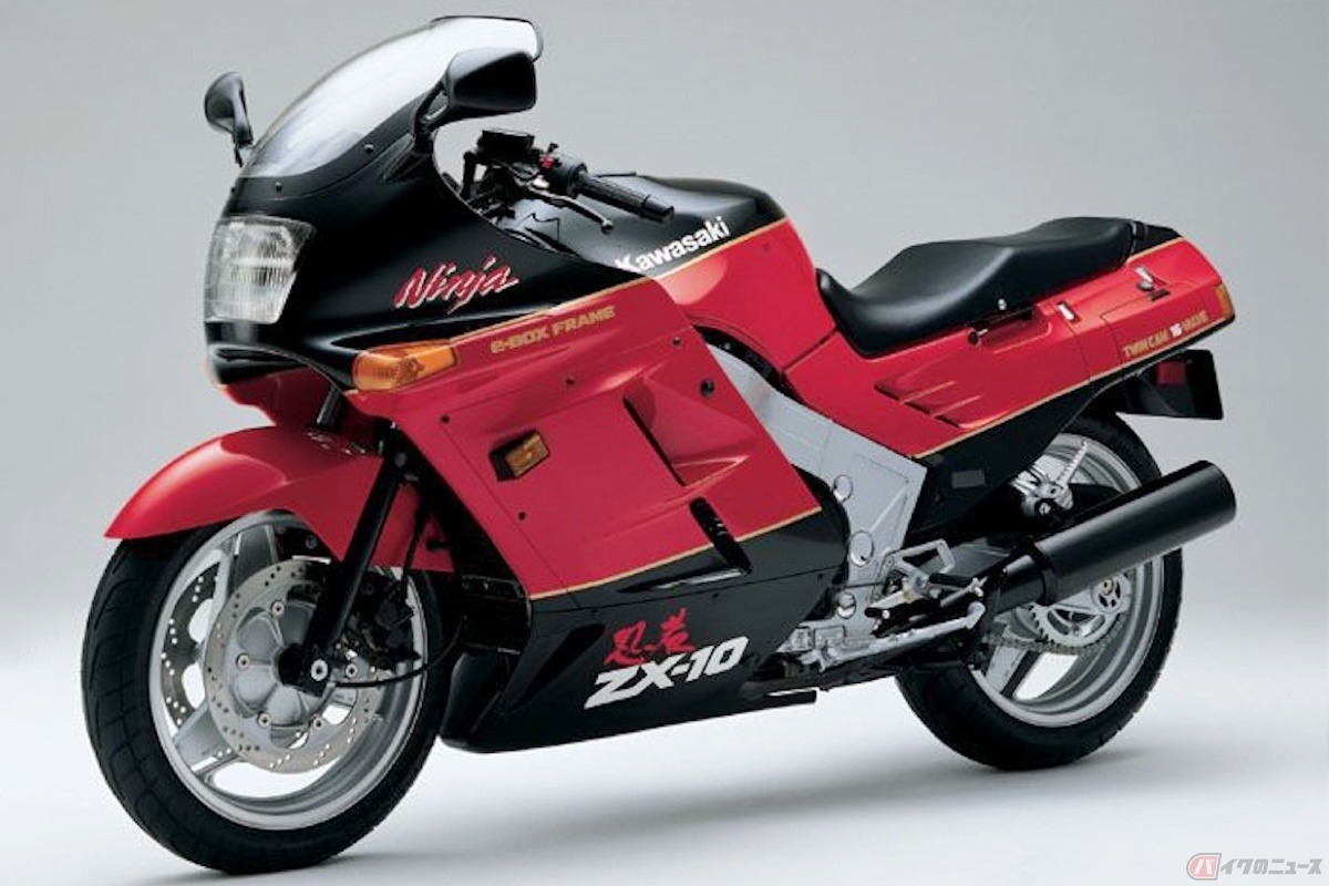 1988年に登場した「Ninja ZX-10」