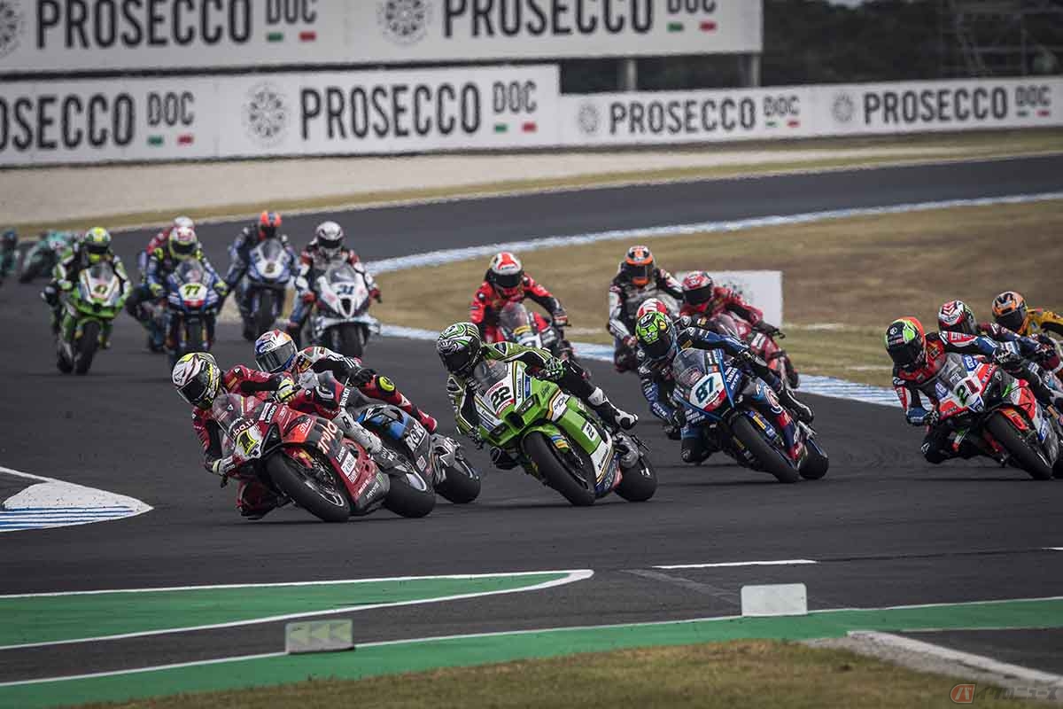 2024SBK第1戦オーストラリア決勝レースの様子