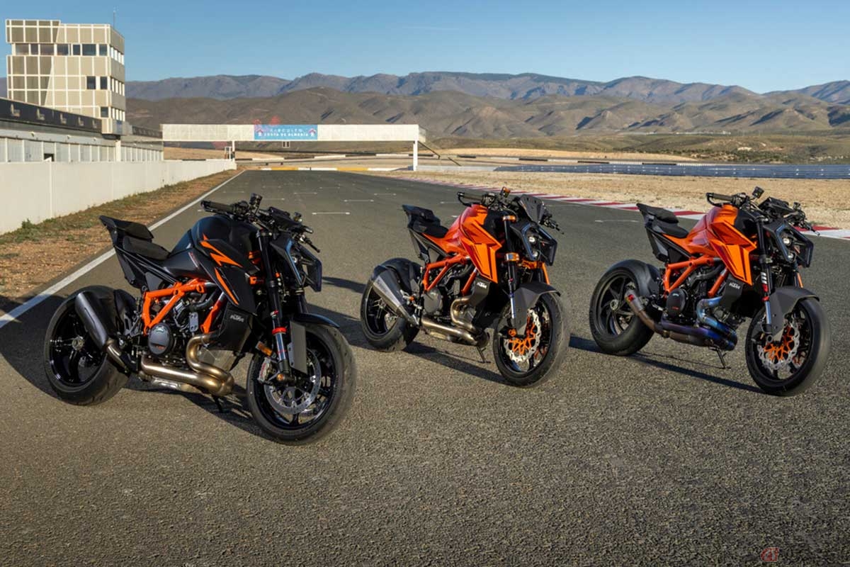 メディア試乗会の舞台に選ばれたのは、スペイン南部のアルメリア・サーキット。新型となった「1390 SUPER DUKE R」シリーズの進化を体感