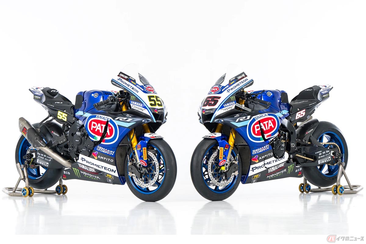 スーパーバイク世界選手権に参戦中の「Pata Prometeon Yamaha WorldSBK Official Team」のYZF-R1