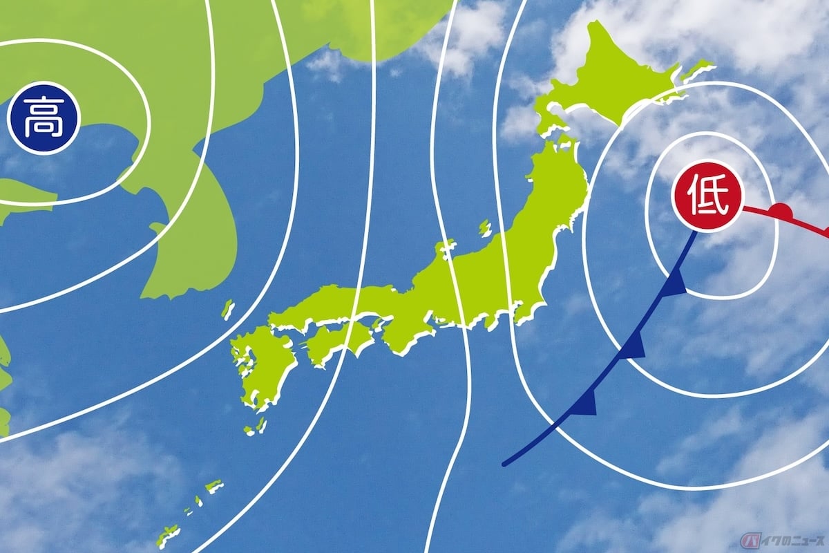 ツーリングの計画を立てるときに、天気予報を確認するライダーも多い