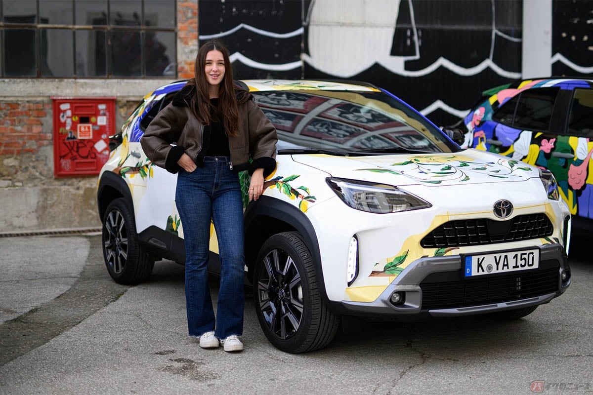 ダイアナ・オリベイラとトヨタ新型「ヤリスクロス」
